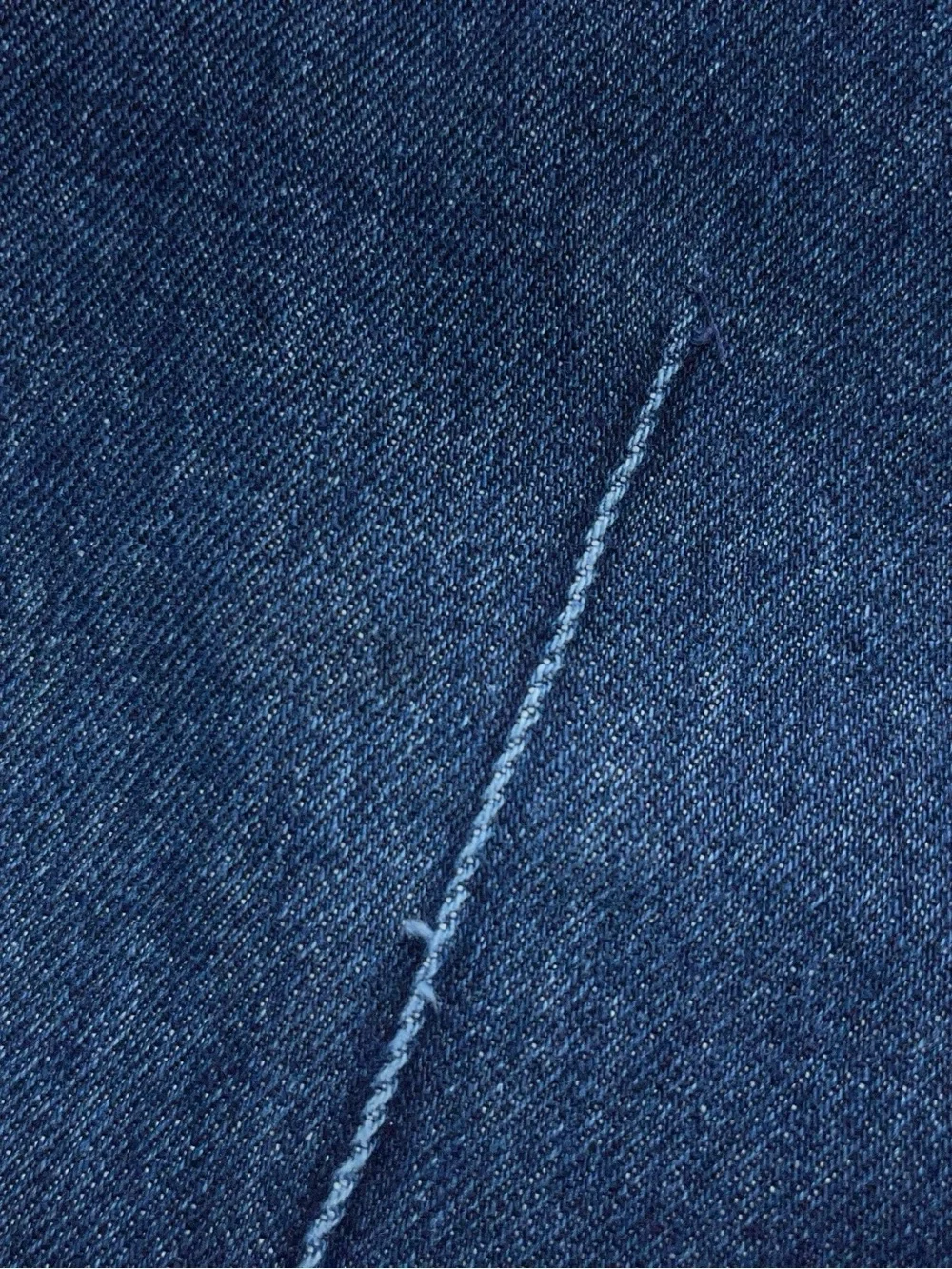 Levis 505 Jeans Mens 36x30 Blue Regular Straight Dark Wash Denim Custom Bead